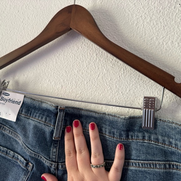 Casual Chic Old Navy Boyfriend Jeans Relaxed Fit Kelsey Denim Size 14 NEW - Picture 14 of 16